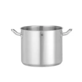 Professional Stainless Steel Stock Pot 9 Litres Ø 24 cm without Lid - 18/10 INOX