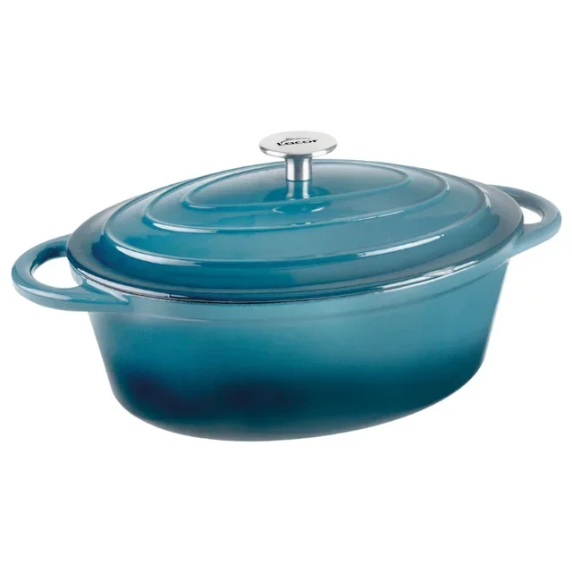 Cacerola Ovalada 3,5 L con Tapa Serie Ocean
