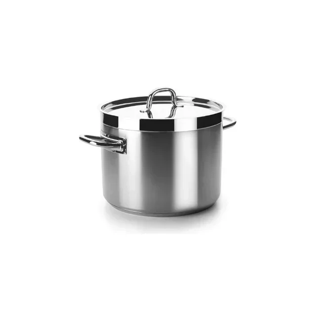 Casseruola Bassa Professionale con Coperchio Chef Luxe Diametro 20 cm Capacità 4 Litri