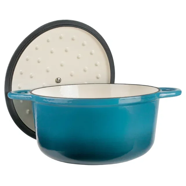 Faitout Rond avec Couvercle Océan – Diamètre 20 cm – Capacité 2,5 Litres