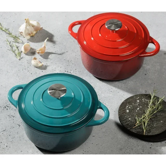 Faitout Rond avec Couvercle Red – 3.5 L – Ø 24 cm