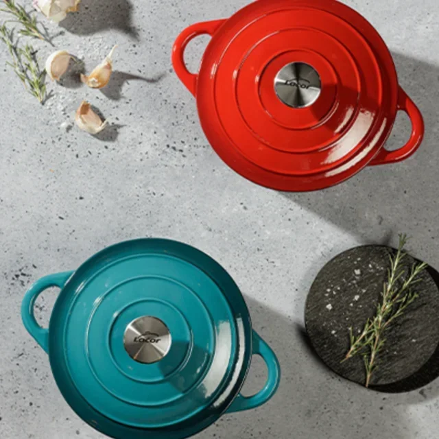 Faitout Rond avec Couvercle Red – 3.5 L – Ø 24 cm