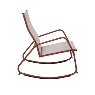 Brody Garden Rocking Chair Terracotta Colour