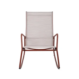 Brody Garden Rocking Chair Terracotta Colour