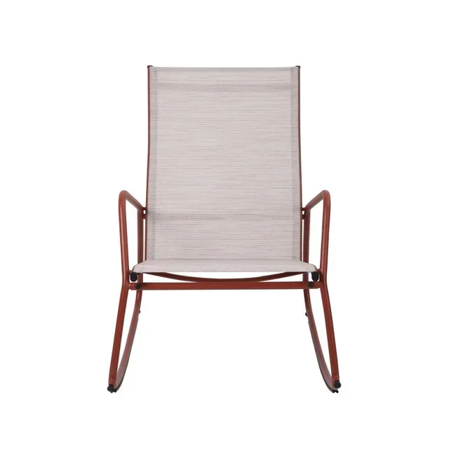 Brody Garden Rocking Chair Terracotta Colour