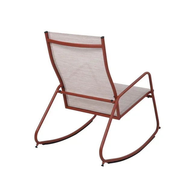 Brody Garden Rocking Chair Terracotta Colour