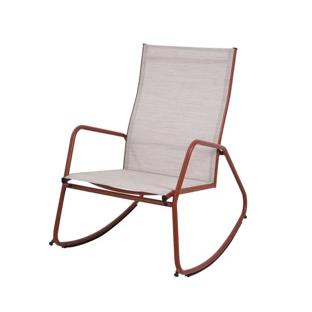 Brody Garden Rocking Chair Terracotta Colour