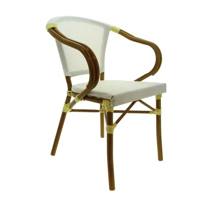 Biarritz Armchair Ecru - Height 83 cm - Contemporary Design