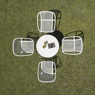 Sillón Bini Lounge Gris Oscuro - Pack de 4