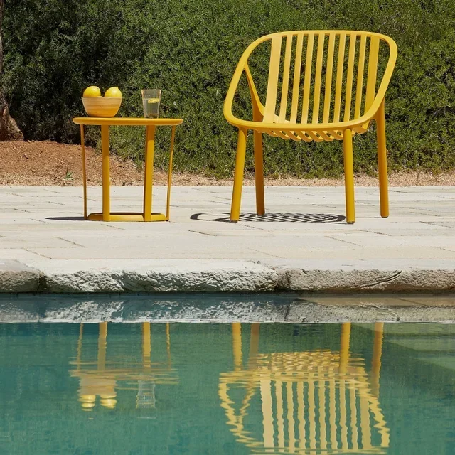 Set di 4 Poltrone Lounge Bini - Colore Sabbia