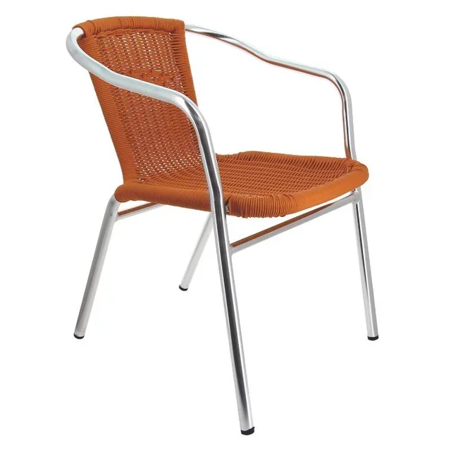 Designer Armchair Blain Woven Orange - Height 720 mm