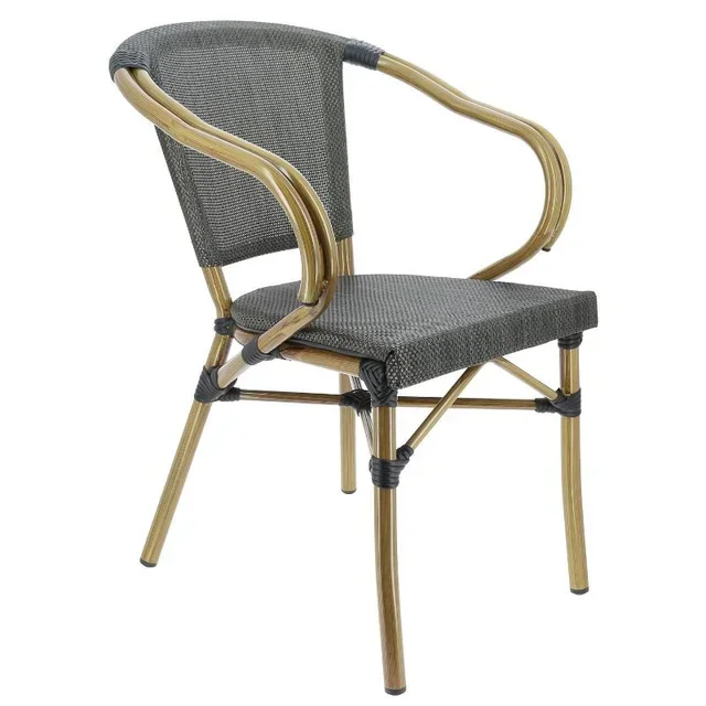 Biarritz Bronze Armchair Height 83 cm - Contemporary Design