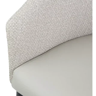 2er Set Meridian Sessel Cremefarbener Stoff