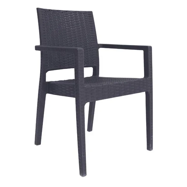 Garden Chair Porquerolles Balearic Anthracite Grey - Height 87 cm