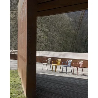 Sue Lamas Chair - Terracotta Color - Set of 2 Pieces