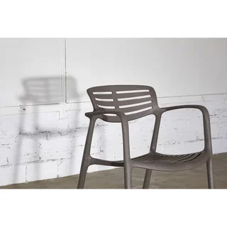 Poltrona Toledo Aire - Rosso Arancio - Set di 2