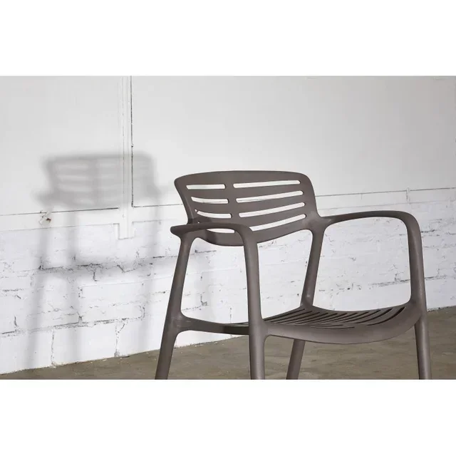 Poltrona Toledo Aire - Rosso Arancio - Set di 2