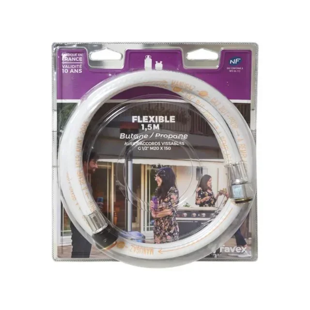 Tubo Flessibile Gas M20x150 per Friggitrice Professionale