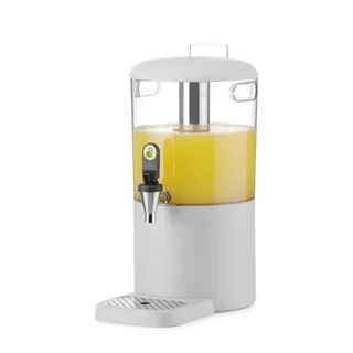 UNIQ Juice Dispenser 4 Liters White - Fruit Drink Dispenser