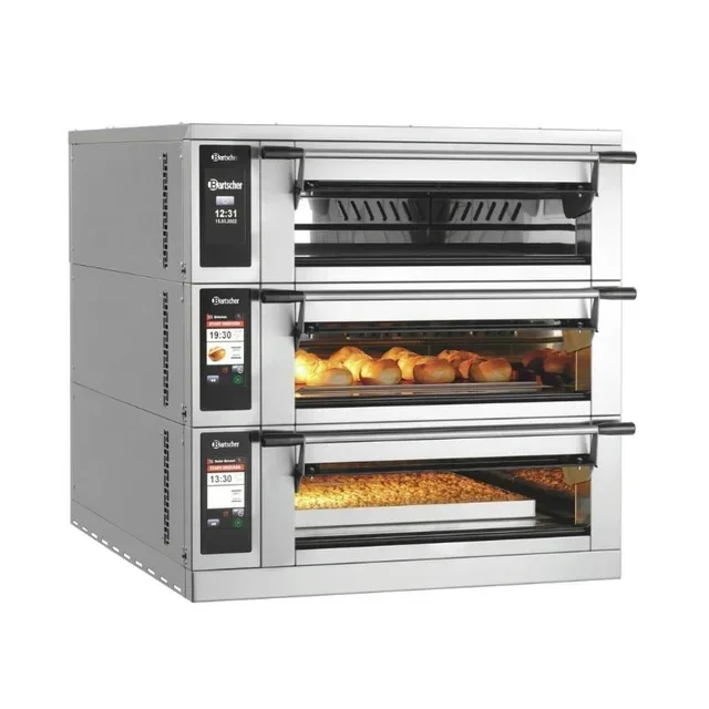 Professional Pizza Oven 3 Independent Chambers 400V Three-Phase