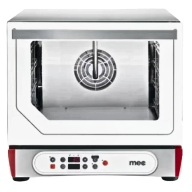 Professional Convection Combi Oven 4 GN 1/1 Levels - Digital Control with Integrated Humidifier - 230V Single Phase