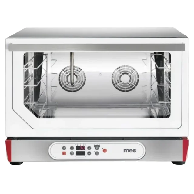 Digital Convection Oven with Humidifier and Inverter Mode - 4 GN 1/1 Levels - Three-Phase 400V