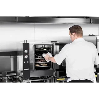 Forno Ventilato a Iniezione di Vapore 5 Livelli GN 1/1