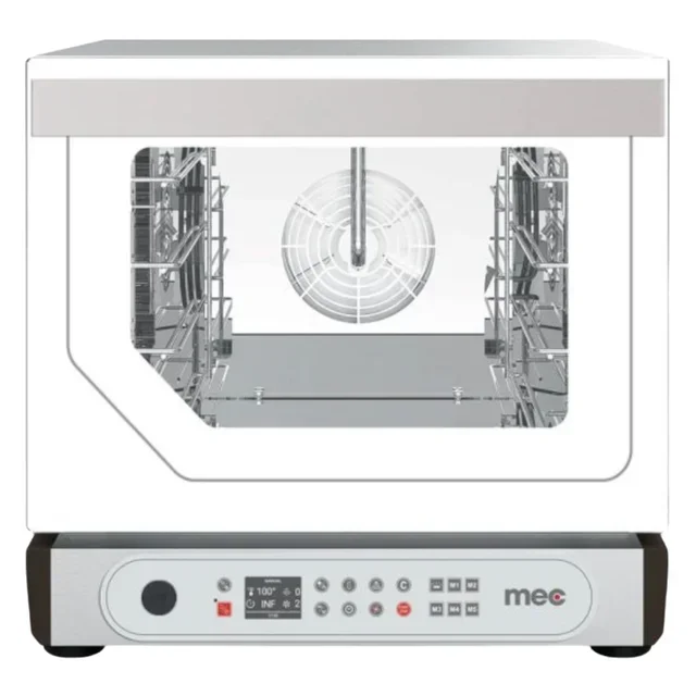 Forno a Convezione Professionale Power - Comandi Digitali Facciata Inferiore - 4 Livelli GN 1/1 (450x340 mm)