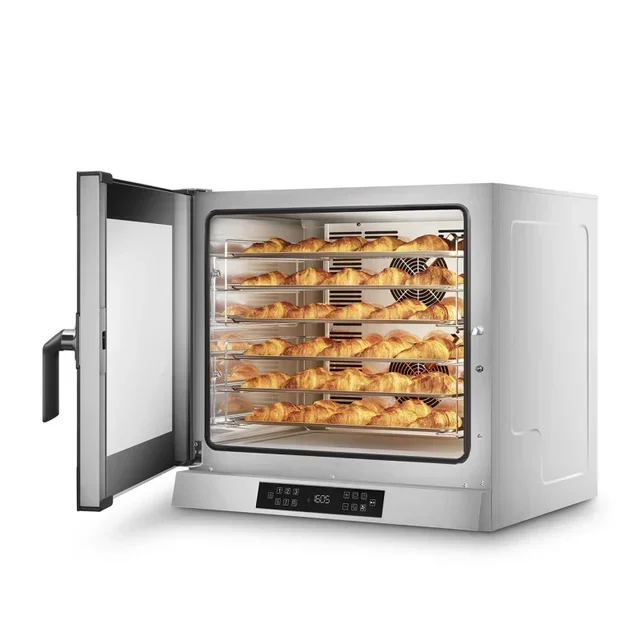 Forno a Convezione Ventilato con Umidificatore Alfa - Cerniera Sinistra - 6 Livelli 600x400
