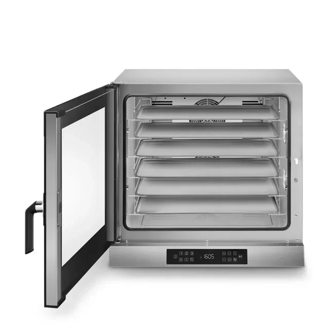 Forno a Convezione Ventilato con Umidificatore Alfa - Cerniera Sinistra - 6 Livelli 600x400