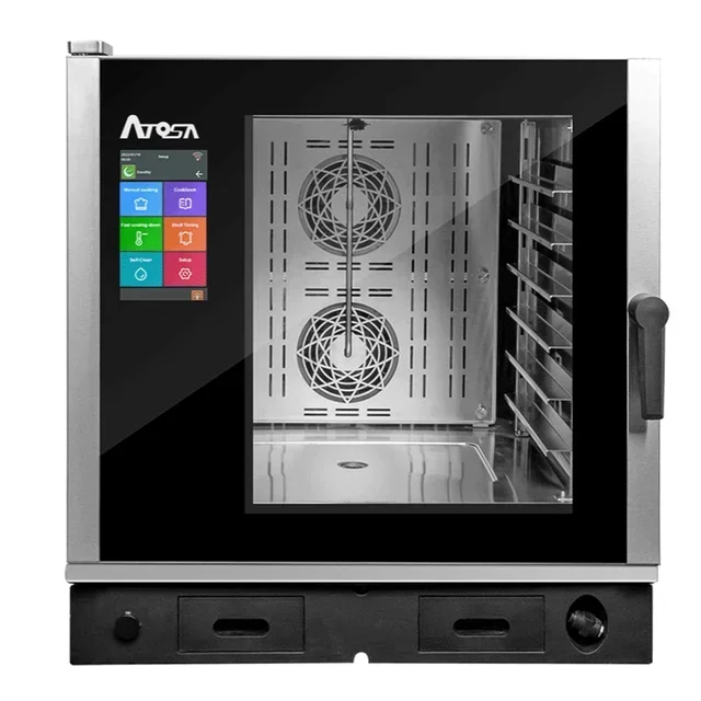 Professional Bakery Convection Oven 6 Gastronorm 2/1 Levels