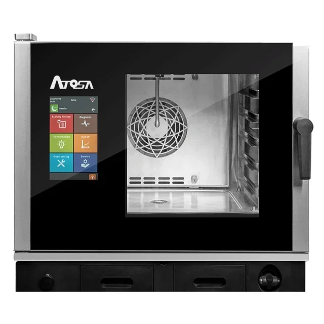Professioneller Elektrobackofen 5 Ebenen GN 1/1 - Gewerblicher Multifunktionsherd
