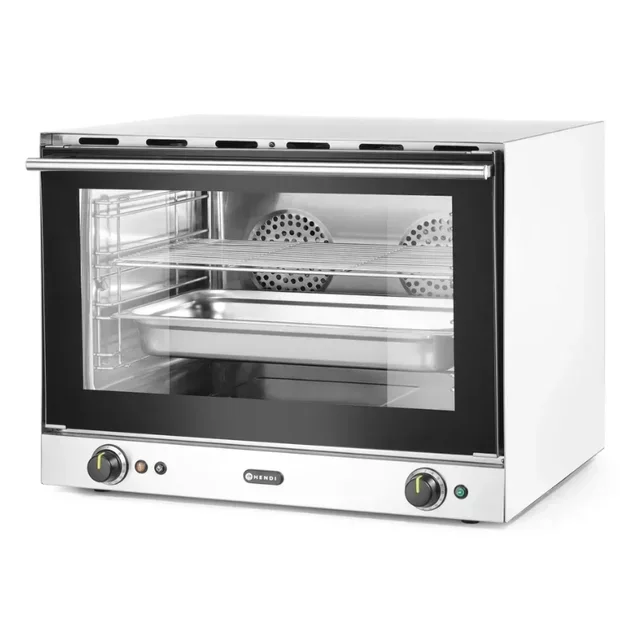 Professional Convection Oven H100S 3500W 4 GN 1/1 Levels with Steam Injection