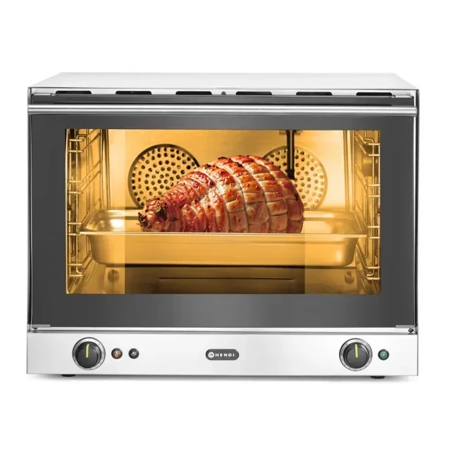 Professional Convection Oven H100S 3500W 4 GN 1/1 Levels with Steam Injection