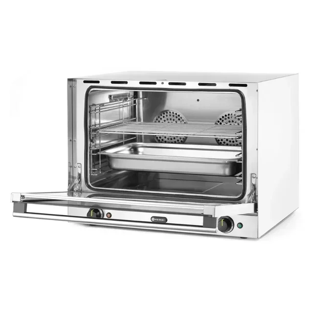 Professional Convection Oven H100S 3500W 4 GN 1/1 Levels with Steam Injection