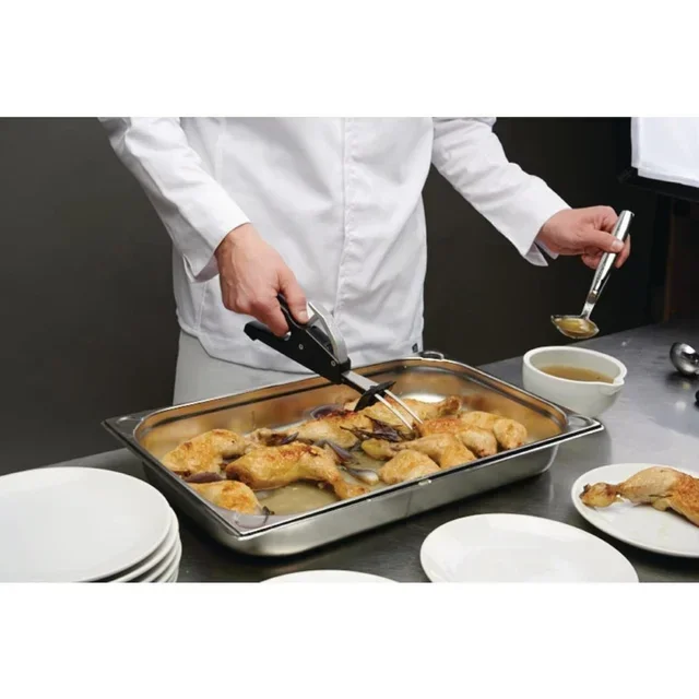 Garfo Bifurcado com Duas Pontas Curvas para Empurrar e Puxar