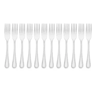 12-teiliges Perlen-Tafelgabel-Set - Perlmutt-Design Besteck