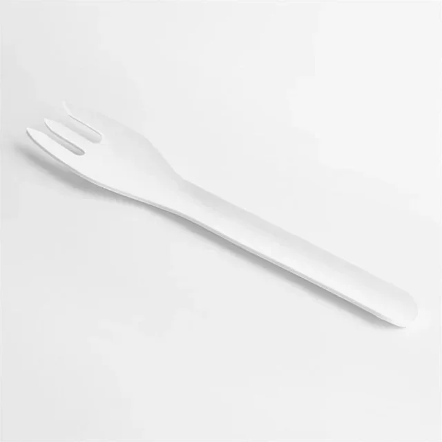 Einweg-Papiergabeln 15,5 cm - Packung mit 100 Stück