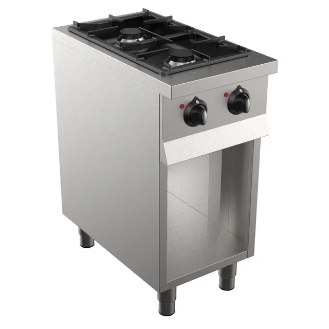 Commercial Kitchen Stove 700 mm - Double Gas Burner