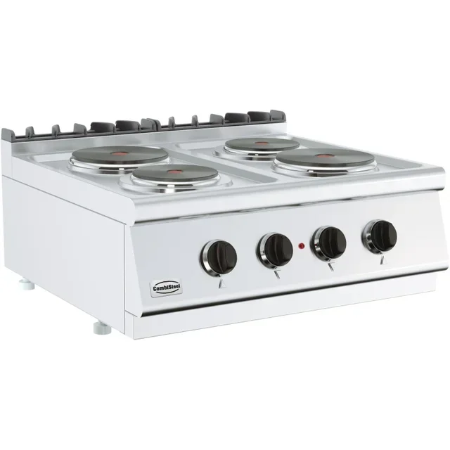 Electric Range 700 mm 4 Burners 400 V Countertop