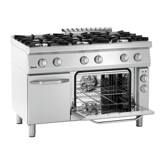 Cocina Serie 700 - 6 Fuegos Vivos & Horno Gastronorm GN1/1