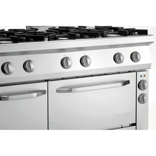 Cocina Serie 700 - 6 Fuegos Vivos & Horno Gastronorm GN1/1