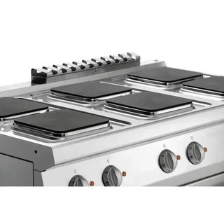 Fogão Série 700 - 6 Bocas Quadradas e Forno Gastronorm 1/1
