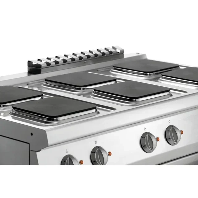 Fogão Série 700 - 6 Bocas Quadradas e Forno Gastronorm 1/1