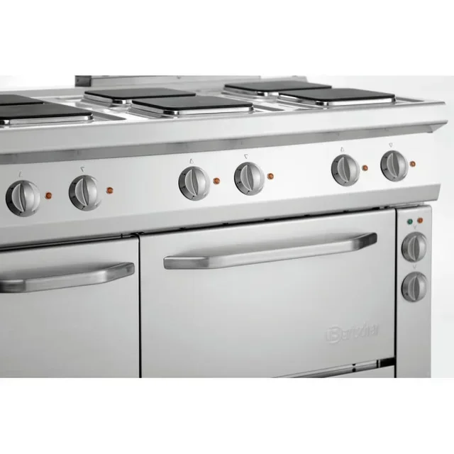 Fogão Série 700 - 6 Bocas Quadradas e Forno Gastronorm 1/1