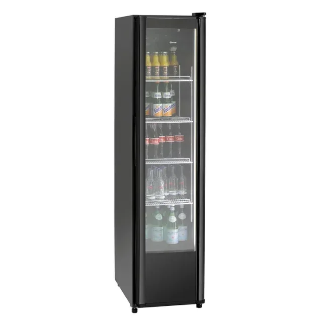 300 Liter Glass Door Beverage Refrigerator Display