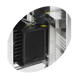 4-Door Snack Refrigerated Display Case - 460 Liter Capacity