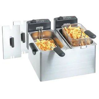 Friteuse Compacte Double Bac 2×4 Litres - Mini III