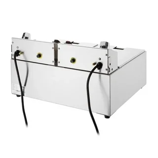 Double Electric Deep Fryer 2x5L with Timer - Independent Tanks