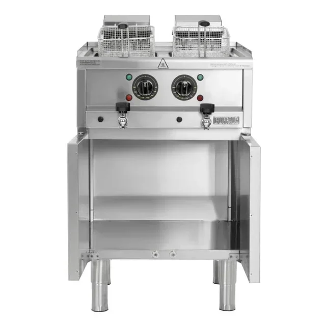 Friteuse Électrique Double 8L - Série 600 - Capacité Totale 16L